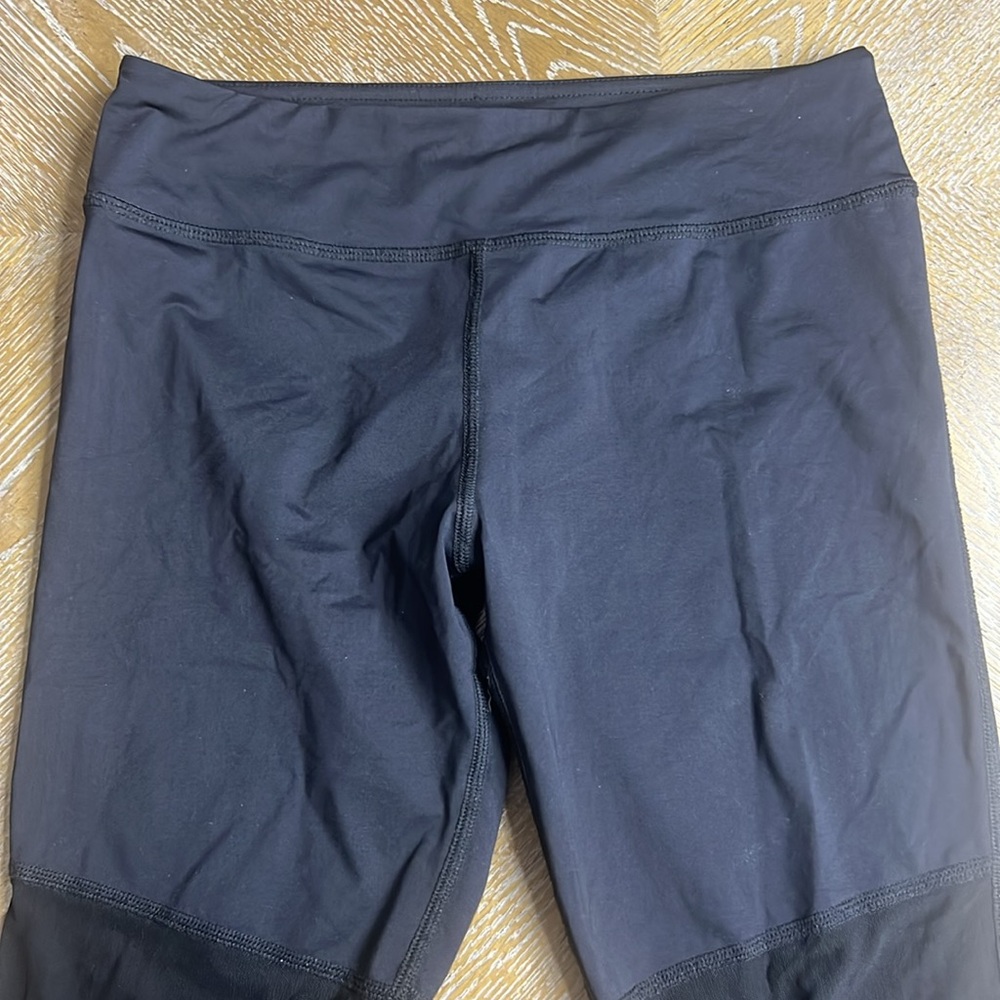 VARLEY Black Crop Mesh Leggings S - Picture 4 of 8